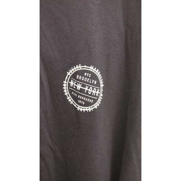Johnny Bigg T-Shirt Mens New York MCMLXXV Navy Blue US 5XL NWT - Picture 4 of 7